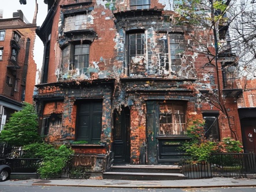 Exterior before painting