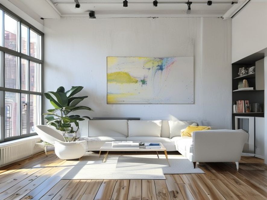 Interior after painting